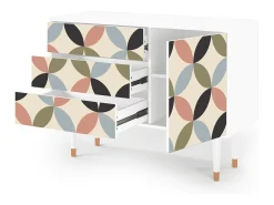 Aparador - 115х84х41 cm - S3 - Butterfly Effect, Blanco