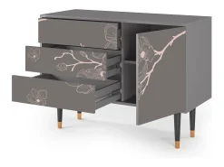 Aparador - 115х84х41 cm - S3 - Cherry Blossom, Gris