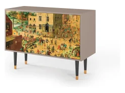 Aparador - 115х84х41 cm - S3 - Children Games, Latte