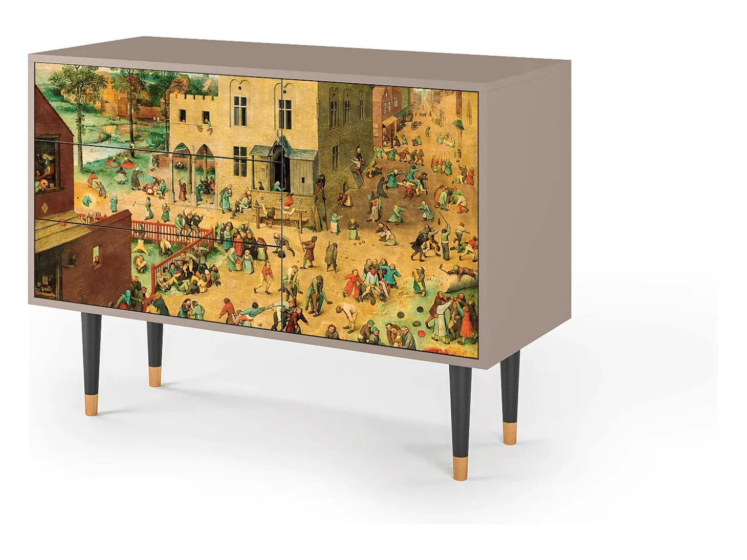 Aparador - 115х84х41 cm - S3 - Children Games, Latte