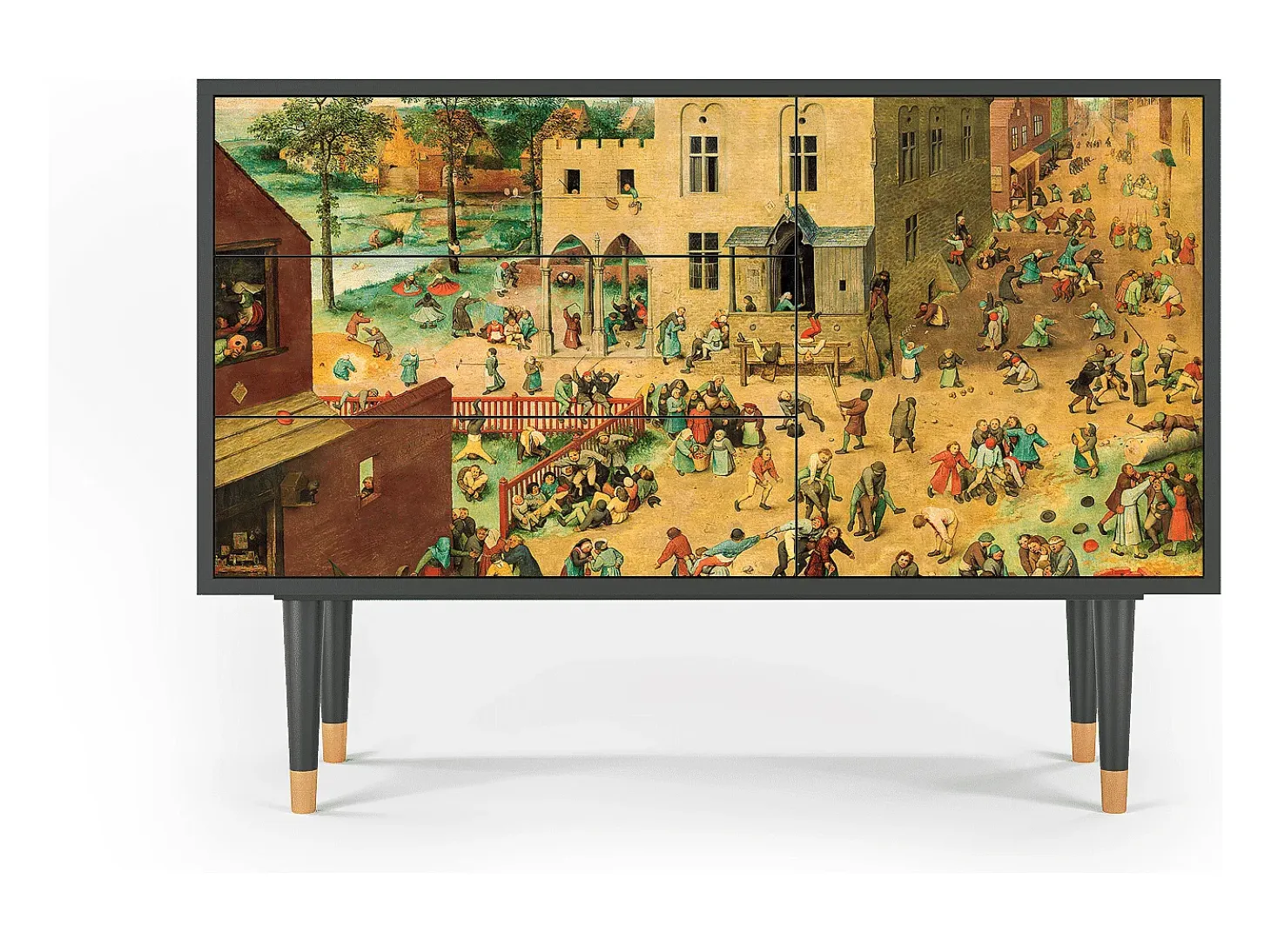 Aparador - 115х84х41 cm - S3 - Children Games, Antracita