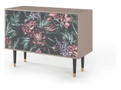 Aparador - 115х84х41 cm - S3 - Dark Peonies, Latte