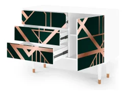 Aparador - 115х84х41 cm - S3 - Emerald Gatsby, Blanco