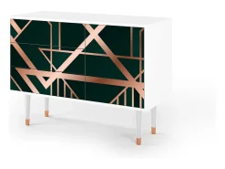 Aparador - 115х84х41 cm - S3 - Emerald Gatsby, Blanco