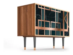 Aparador - 115х84х41 cm - S3 - Emerald Metro, Nogal