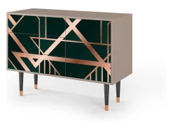 Aparador - 115х84х41 cm - S3 - Emerald Gatsby, Latte