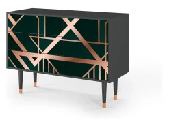 Aparador - 115х84х41 cm - S3 - Emerald Gatsby, Antracita