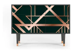 Aparador - 115х84х41 cm - S3 - Emerald Gatsby, Antracita