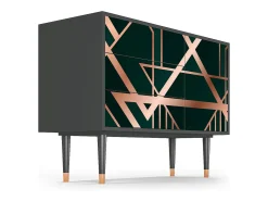 Aparador - 115х84х41 cm - S3 - Emerald Gatsby, Antracita