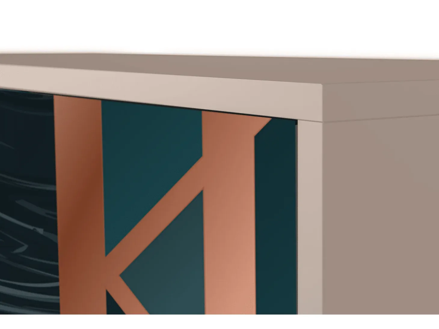 Aparador - 115х84х41 cm - S3 - Emerald Metro, Latte