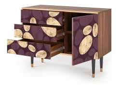 Aparador - 115х84х41 cm - S3 - Fine Wine, Nogal