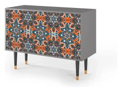 Aparador - 115х84х41 cm - S3 - Fire Beetle, Gris