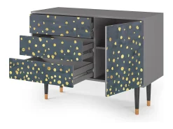 Aparador - 115х84х41 cm - S3 - Foggy Lights, Gris