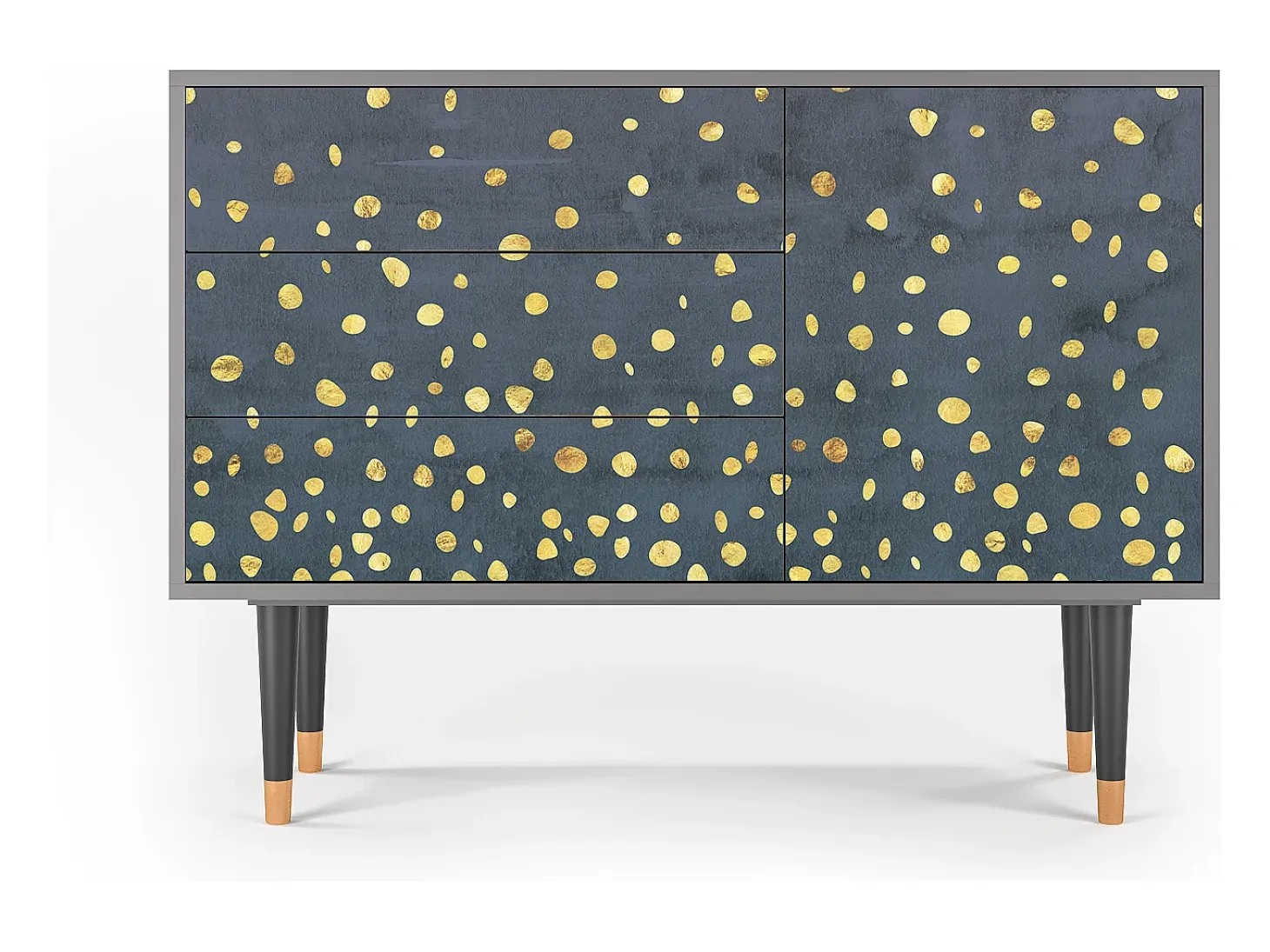 Aparador - 115х84х41 cm - S3 - Foggy Lights, Gris