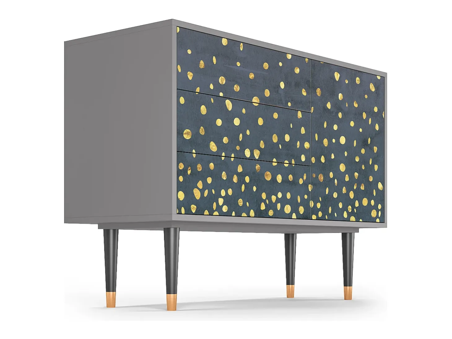 Aparador - 115х84х41 cm - S3 - Foggy Lights, Gris