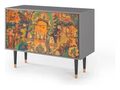 Aparador - 115х84х41 cm - S3 - God by Vaisravana , Gris