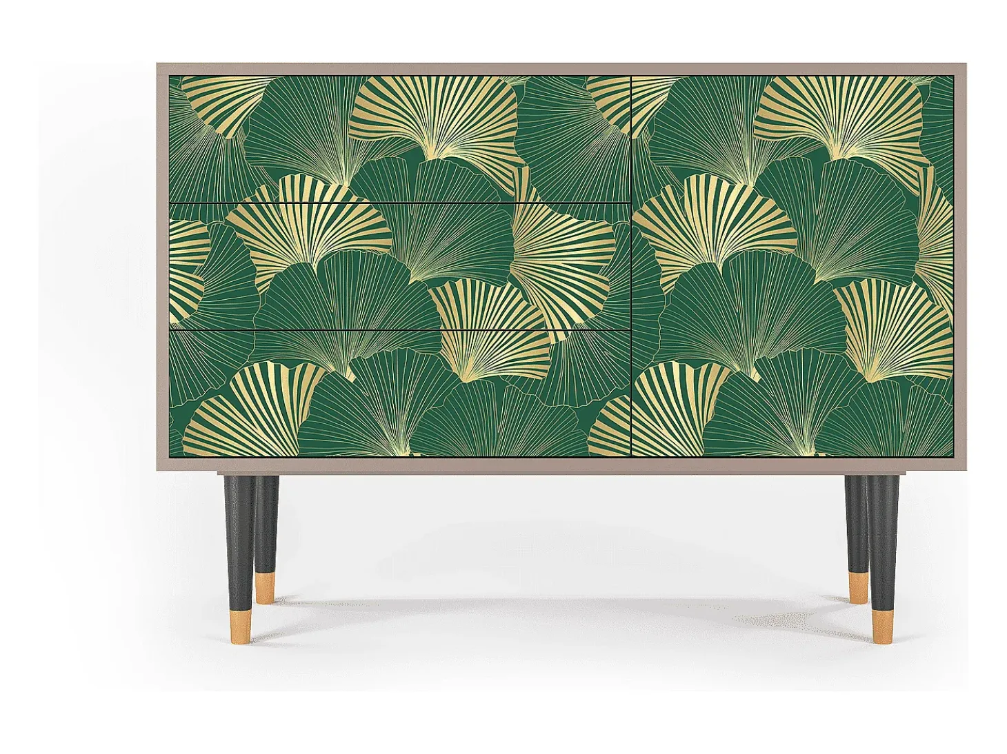 Aparador - 115х84х41 cm - S3 - Gold Ginkgo, Latte