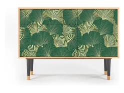 Aparador - 115х84х41 cm - S3 - Gold Ginkgo, Nogal