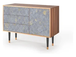 Aparador - 115х84х41 cm - S3 - Golden Smoke, Nogal
