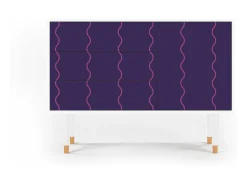 Aparador - 115х84х41 cm - S3 - Grape Maccaroni, Blanco