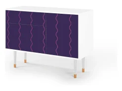 Aparador - 115х84х41 cm - S3 - Grape Maccaroni, Blanco