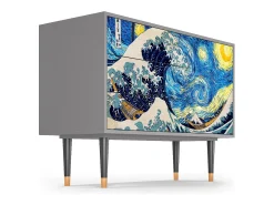 Aparador - 115х84х41 cm - S3 - Great Wave, Gris