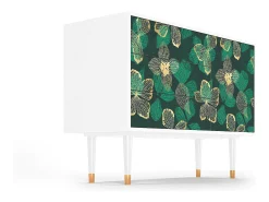 Aparador - 115х84х41 cm - S3 - Green Flower, Blanco