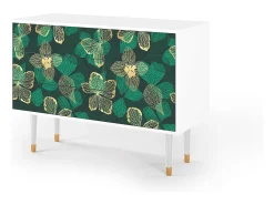 Aparador - 115х84х41 cm - S3 - Green Flower, Blanco