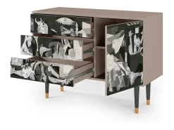 Aparador - 115х84х41 cm - S3 - Guernica by Picasso, Latte