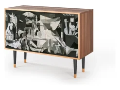 Aparador - 115х84х41 cm - S3 - Guernica by Picasso, Nogal