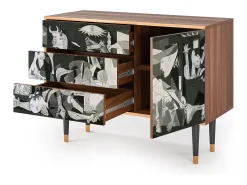 Aparador - 115х84х41 cm - S3 - Guernica by Picasso, Nogal
