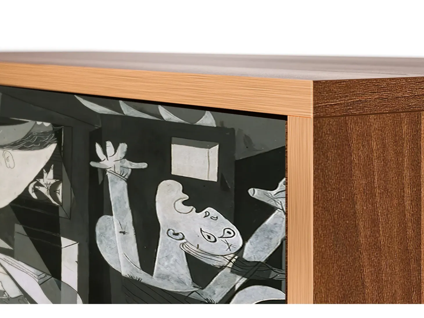 Aparador - 115х84х41 cm - S3 - Guernica by Picasso, Nogal