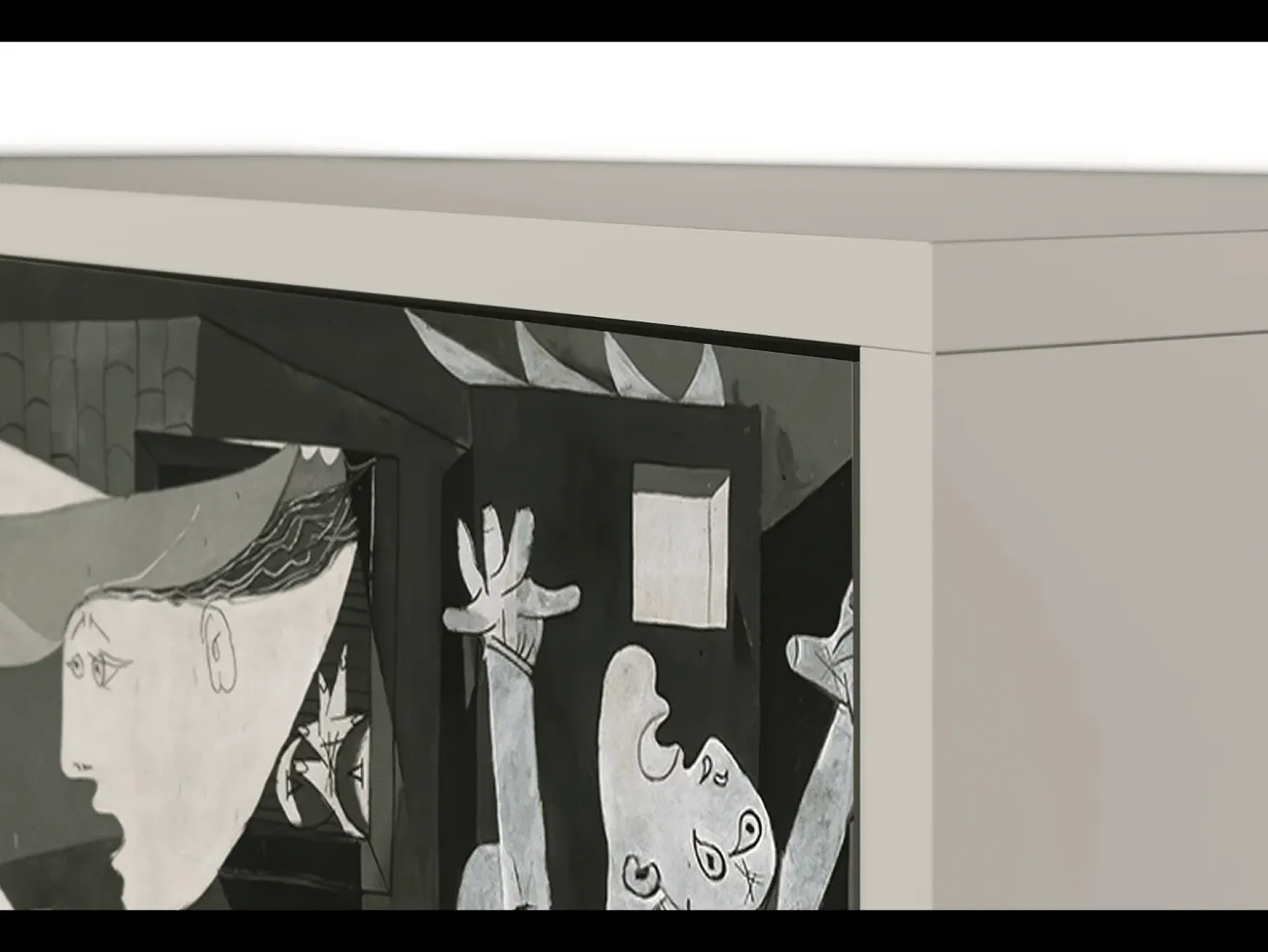 Aparador - 115х84х41 cm - S3 - Guernica by Picasso, Arena