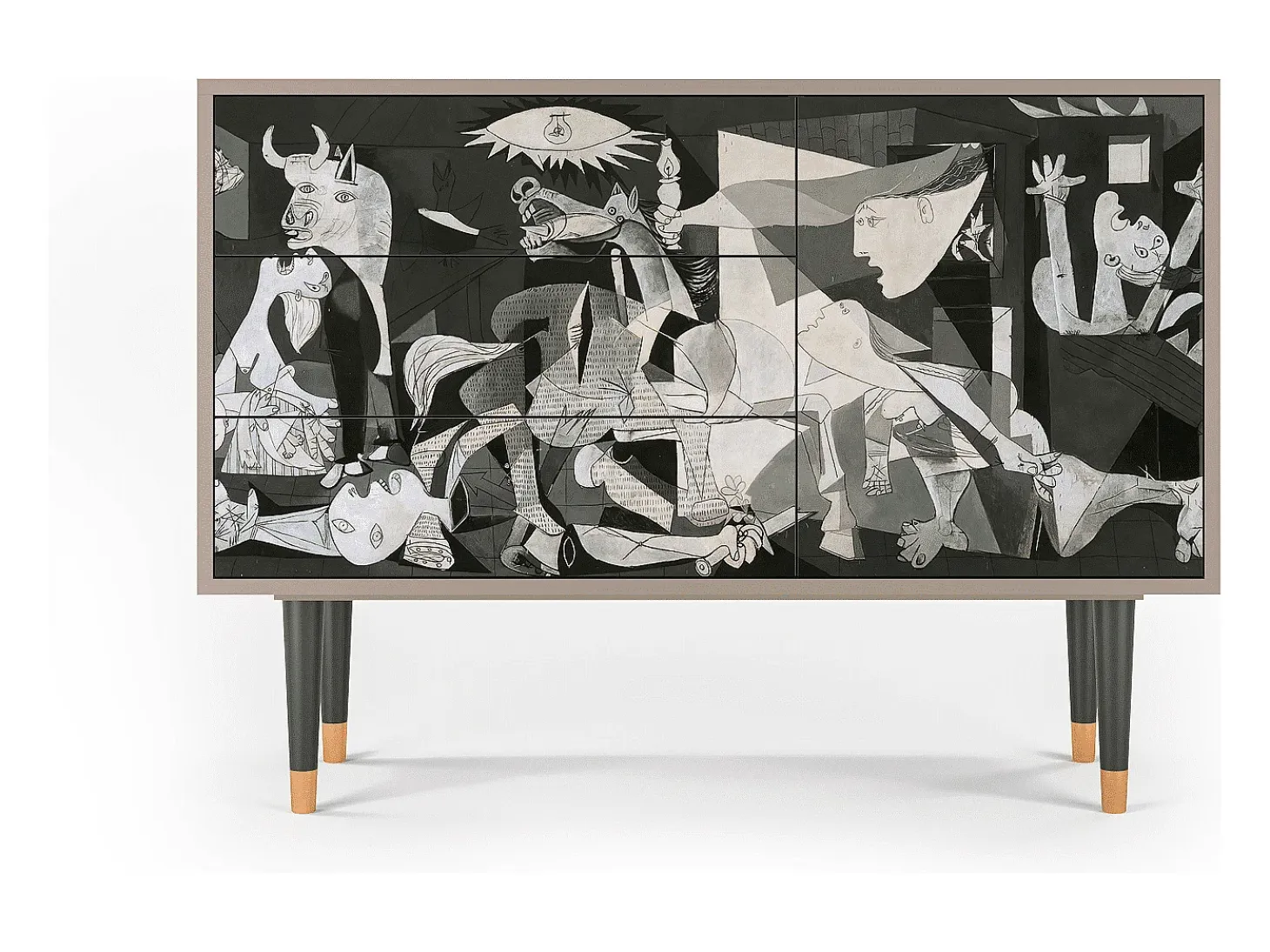 Aparador - 115х84х41 cm - S3 - Guernica by Picasso, Arena