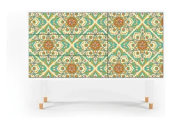 Aparador - 115х84х41 cm - S3 - Hindu Daisy, Blanco