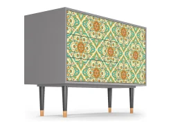 Aparador - 115х84х41 cm - S3 - Hindu Daisy, Gris