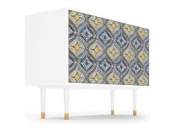 Aparador - 115х84х41 cm - S3 - Illusory Pattern, Blanco