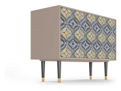 Aparador - 115х84х41 cm - S3 - Illusory Pattern, Latte