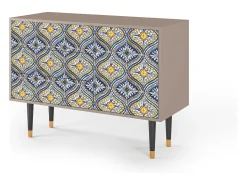 Aparador - 115х84х41 cm - S3 - Illusory Pattern, Latte