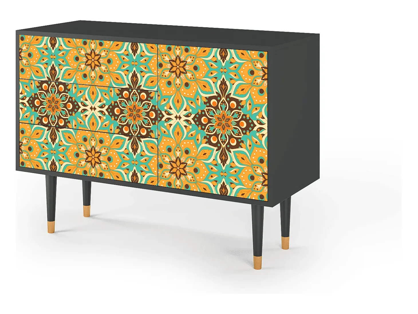 Aparador - 115х84х41 cm - S3 - Indian Spices, Antracita