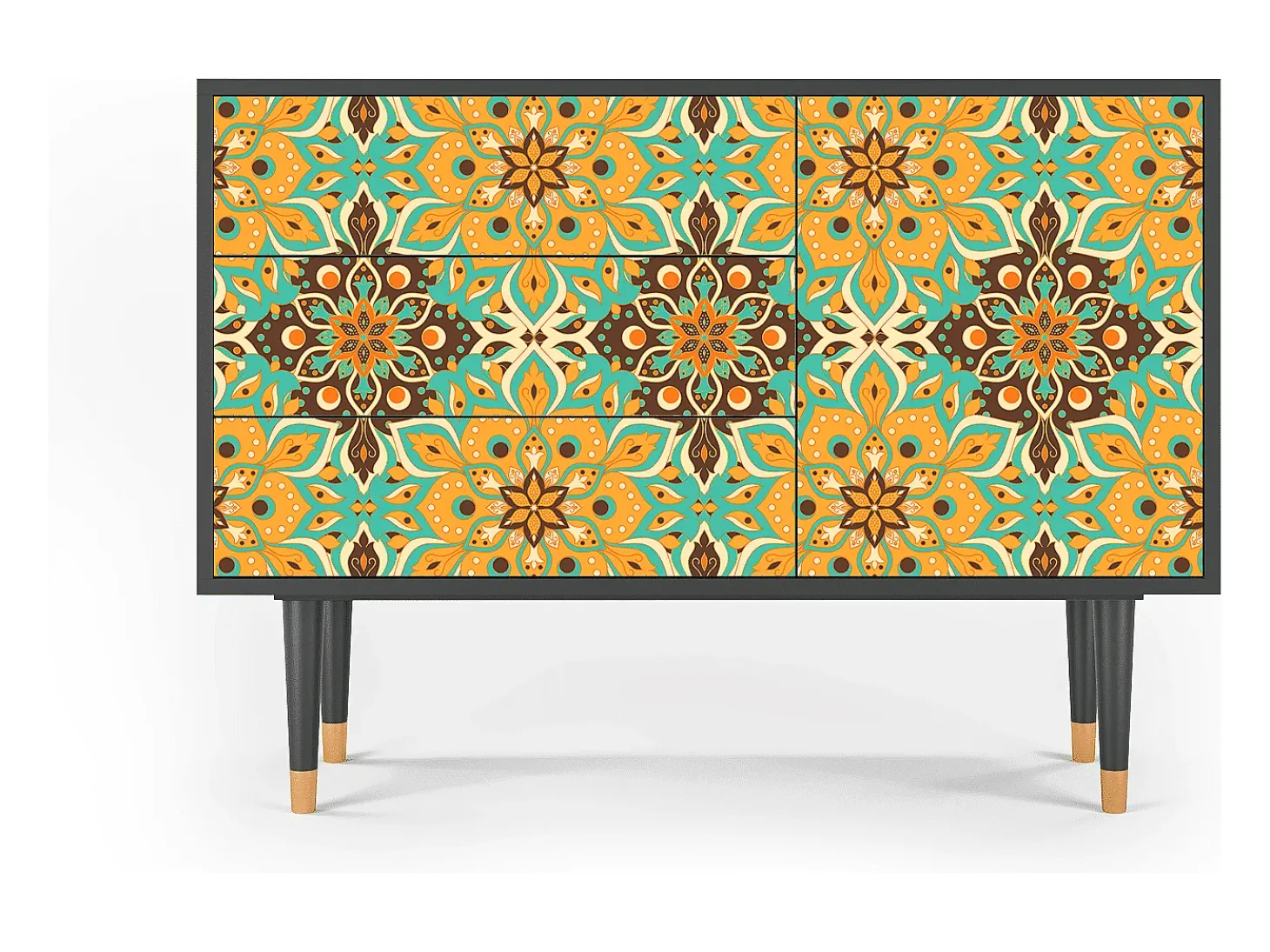 Aparador - 115х84х41 cm - S3 - Indian Spices, Antracita