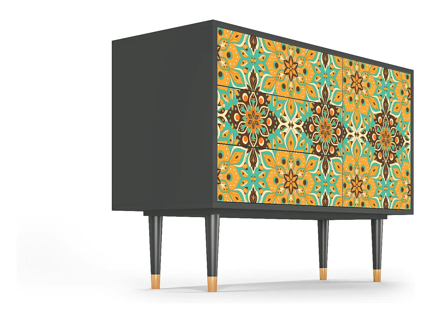 Aparador - 115х84х41 cm - S3 - Indian Spices, Antracita