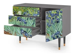 Aparador - 115х84х41 cm - S3 - Irises , Gris