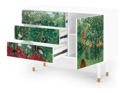 Aparador - 115х84х41 cm - S3 - Jungles in Paris, Blanco
