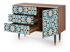 Aparador - 115х84х41 cm - S3 - Kaleidoscope, Nogal