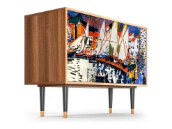 Aparador - 115х84х41 cm - S3 - Le Séchage des voiles , Nogal