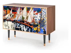 Aparador - 115х84х41 cm - S3 - Le Séchage des voiles , Nogal