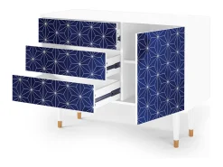 Aparador - 115х84х41 cm - S3 - Milky Way, Blanco