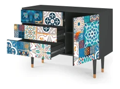 Aparador - 115х84х41 cm - S3 - Moroccan Market, Antracita