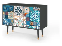 Aparador - 115х84х41 cm - S3 - Moroccan Market, Antracita